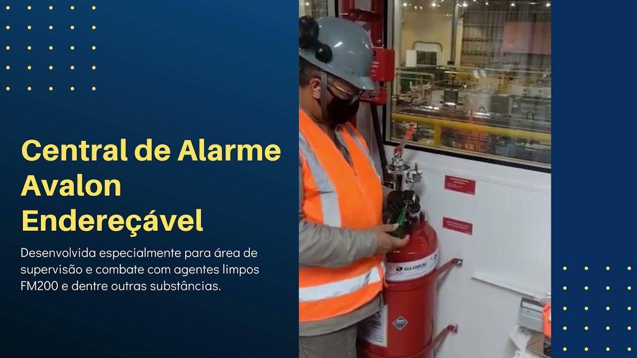 Instalação Central Avalon Endereçável - Tecnohold