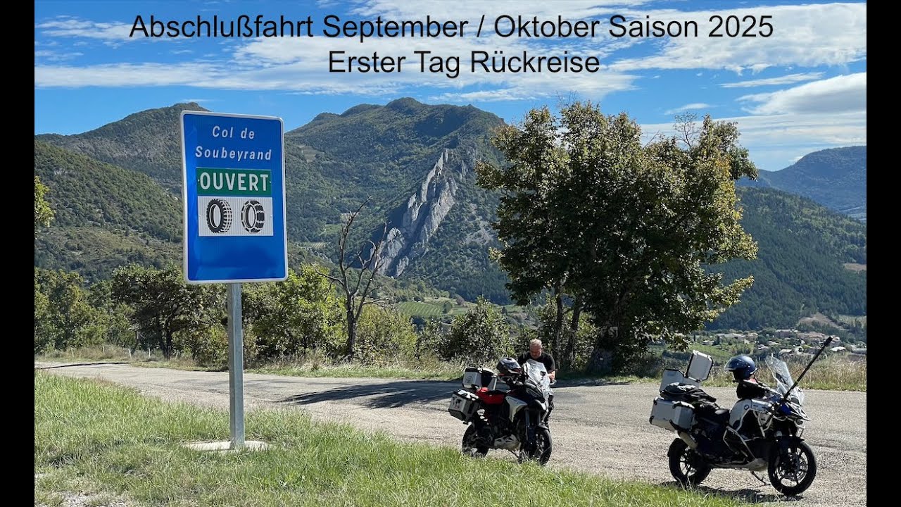 Saisonabschluß 2025 mit einer Fahrt nach Frankreich 7 / 8
