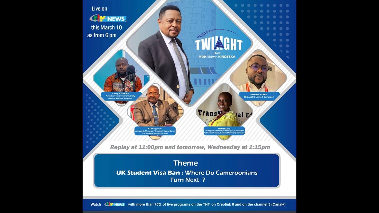 UK Student Visa Ban: Where Do Cameroonian Students Turn Next? | Live on CRTV