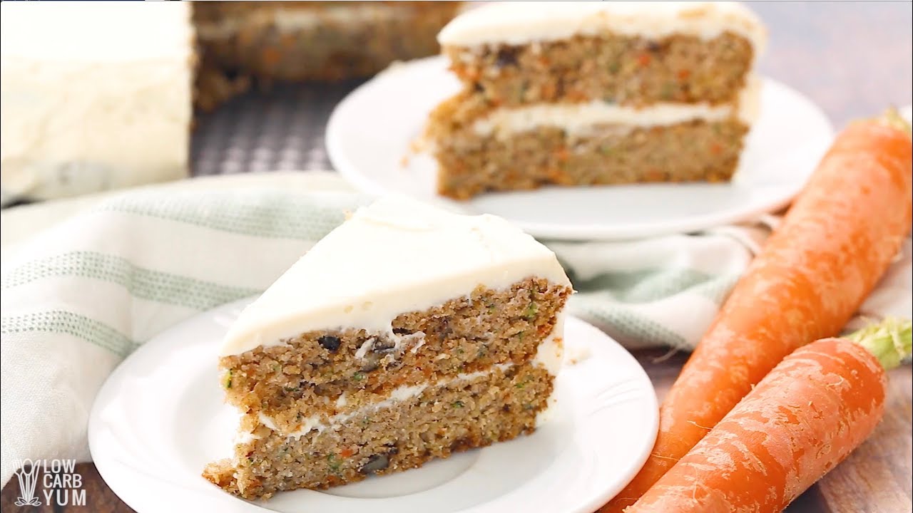 Keto Low Carb Carrot Cake