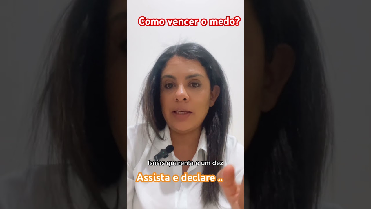 Como vencer o medo? Falando essa palavra essa simples palavra &hellip;#vencendoomedo