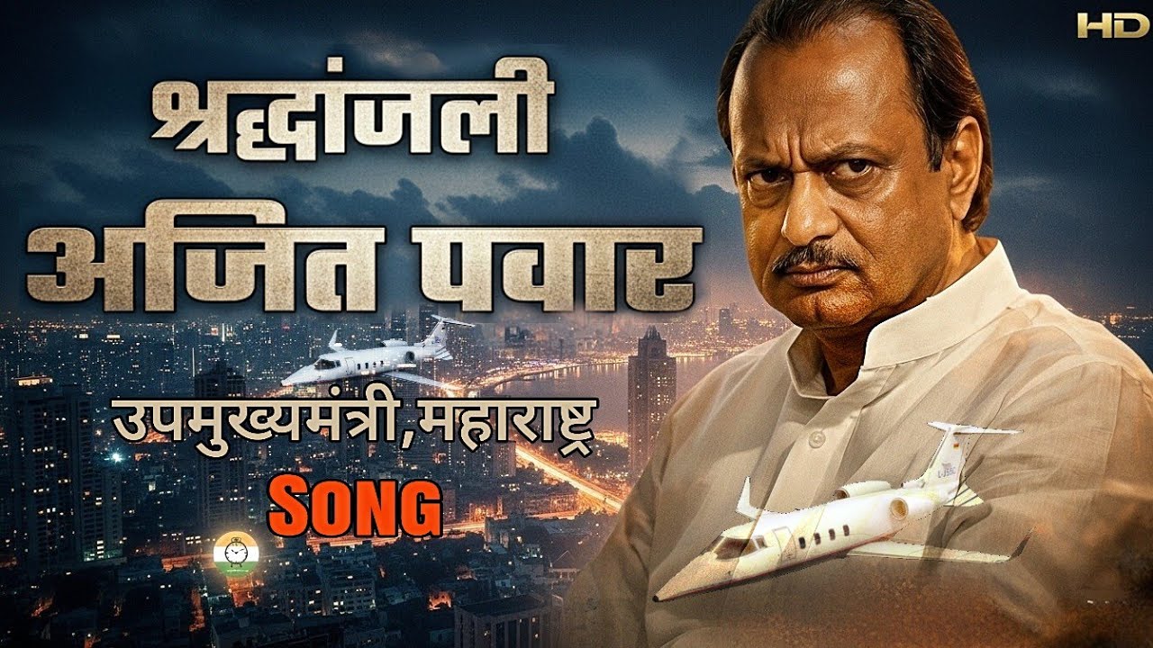 Ajit Pawar Plane Crash | उपमुख्यमंत्री - Maharashtra | Emotional श्रद्धांजली Song 2026