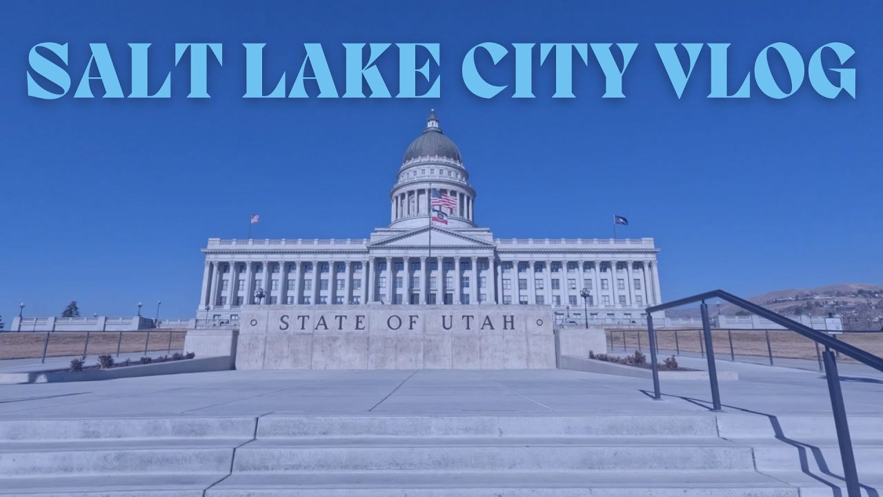 Salt Lake City Vlog | LDS Temple Church, Utah State Capitol and Park City