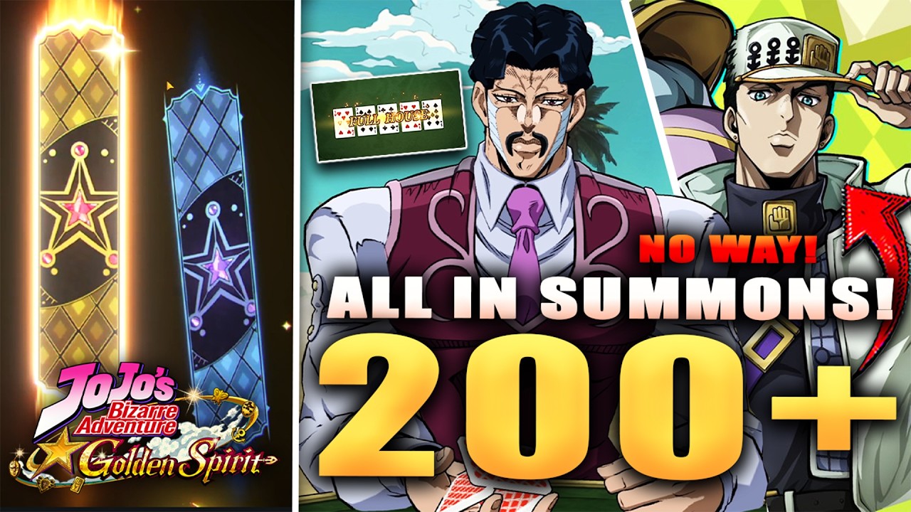 *GLOBAL* ПОЛНЫЙ ПРИЗЫВ НА ВСЕХ БАННЕРАХ в Jojo Bizzare Adventure Golden Spirit!