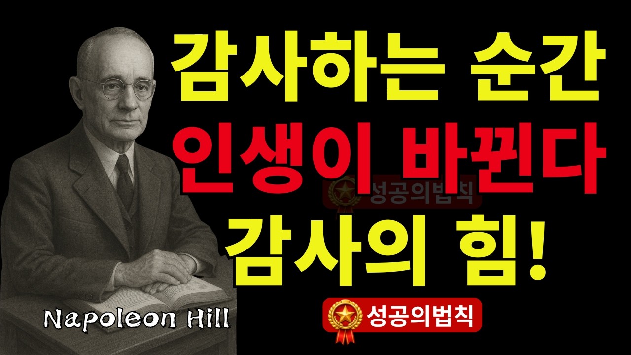 116_가진 것에 감사하면 생기는 놀라운 변화  | 나폴레온 힐