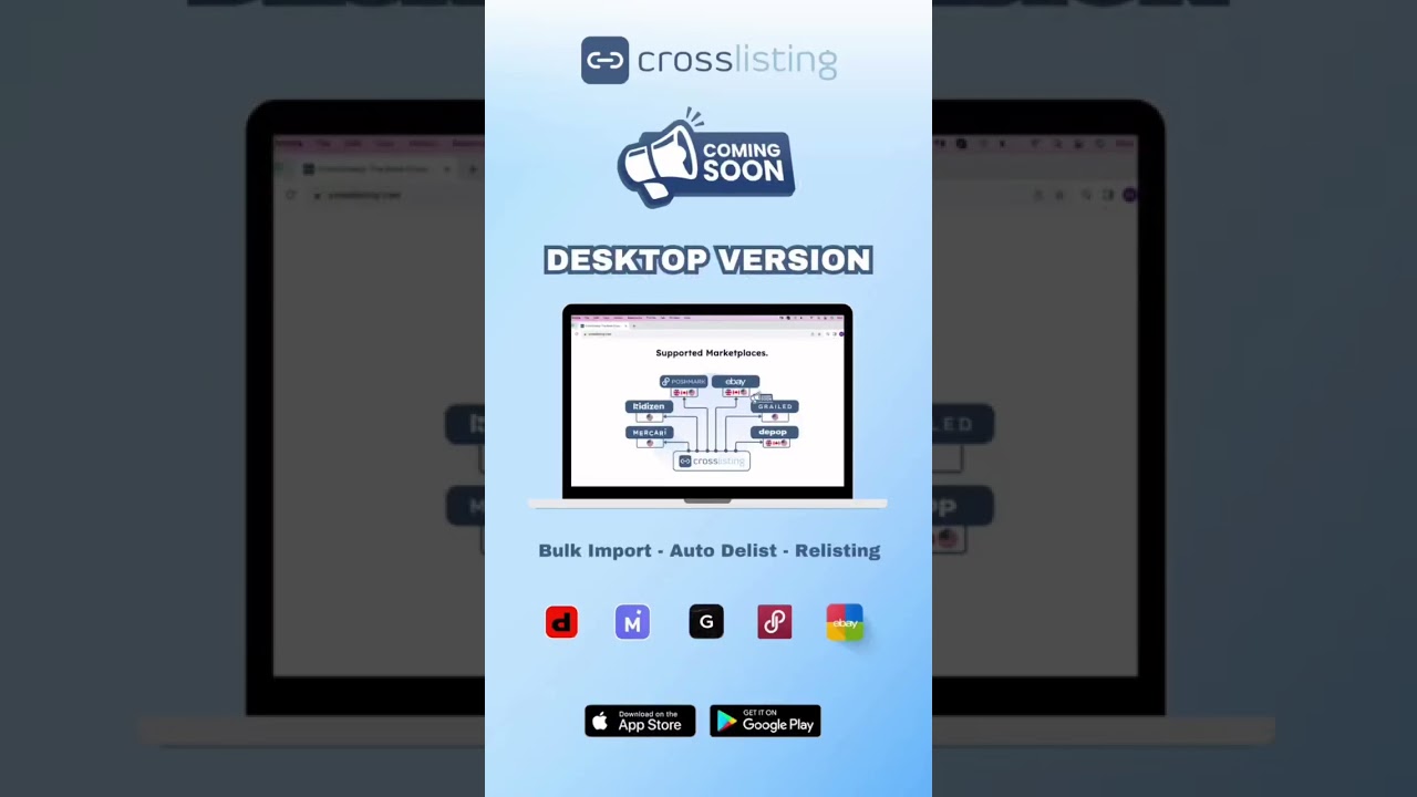 Crosslisting App #crosslisting #depopseller #poshmarkuk #ebay #poshmark