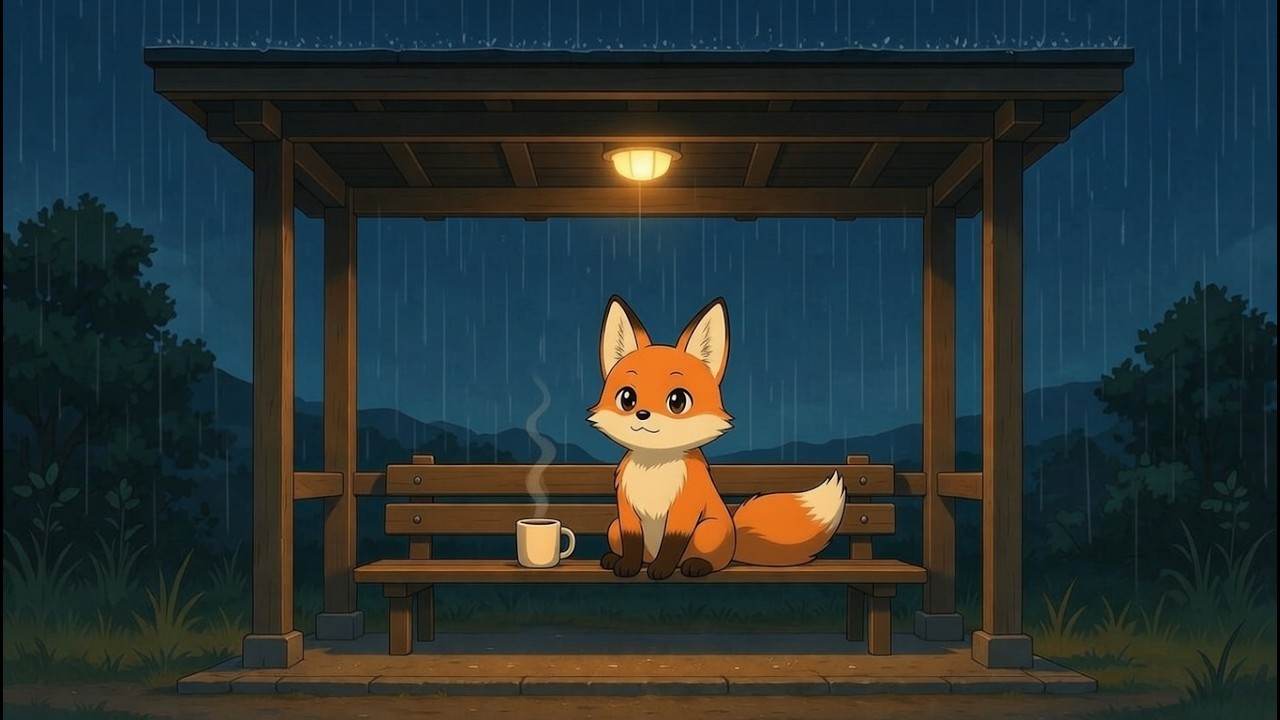 Relaxing Rain Music 🌧️ Cozy Ghibli-Style Ambient for Study, Focus & Sleep ☂️
