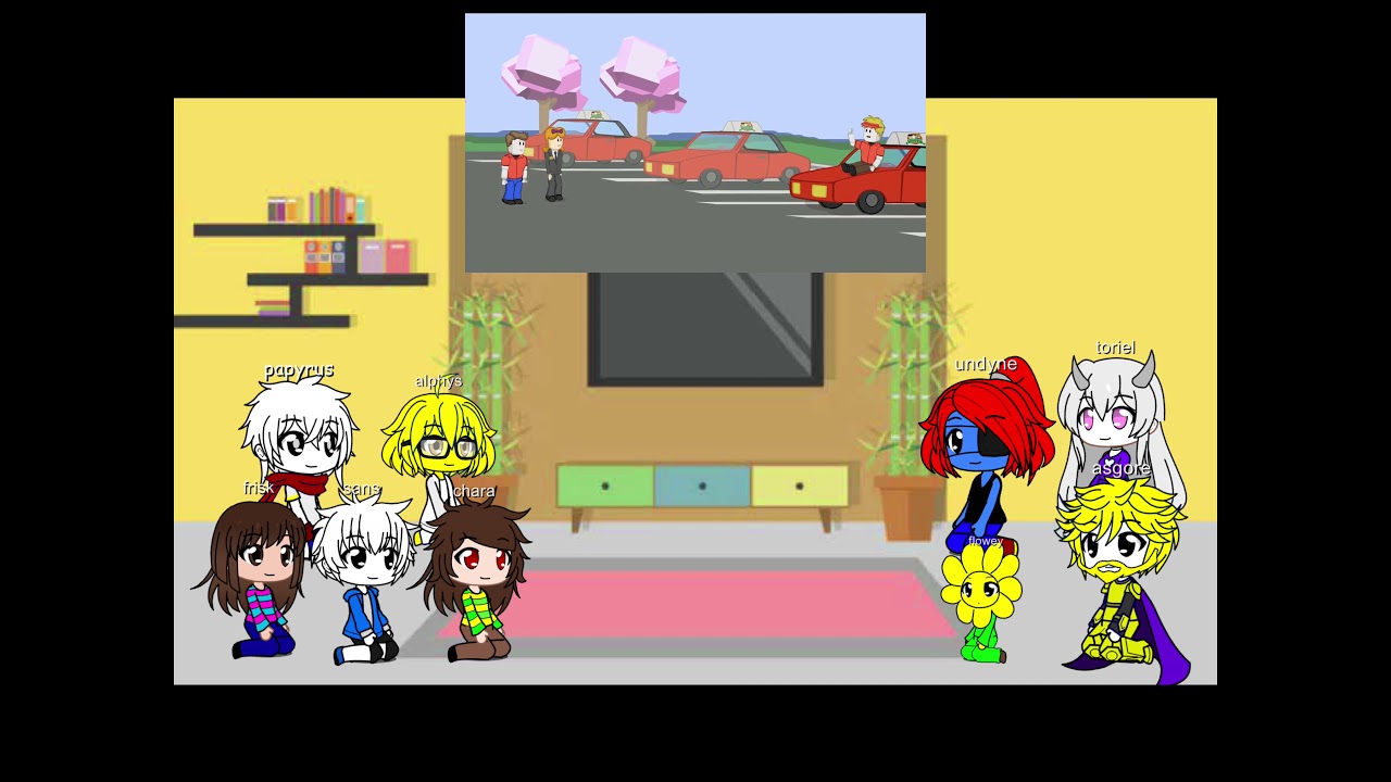 undertale reacts to if Roblox was realistic - PIZZA