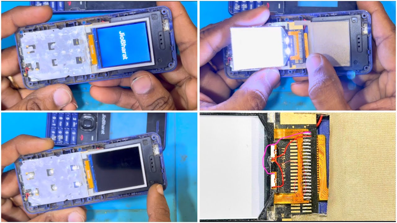 Jio bharat display light jumper / jio Bharat v2 display light jumper / jio Bharat v2 display ways 