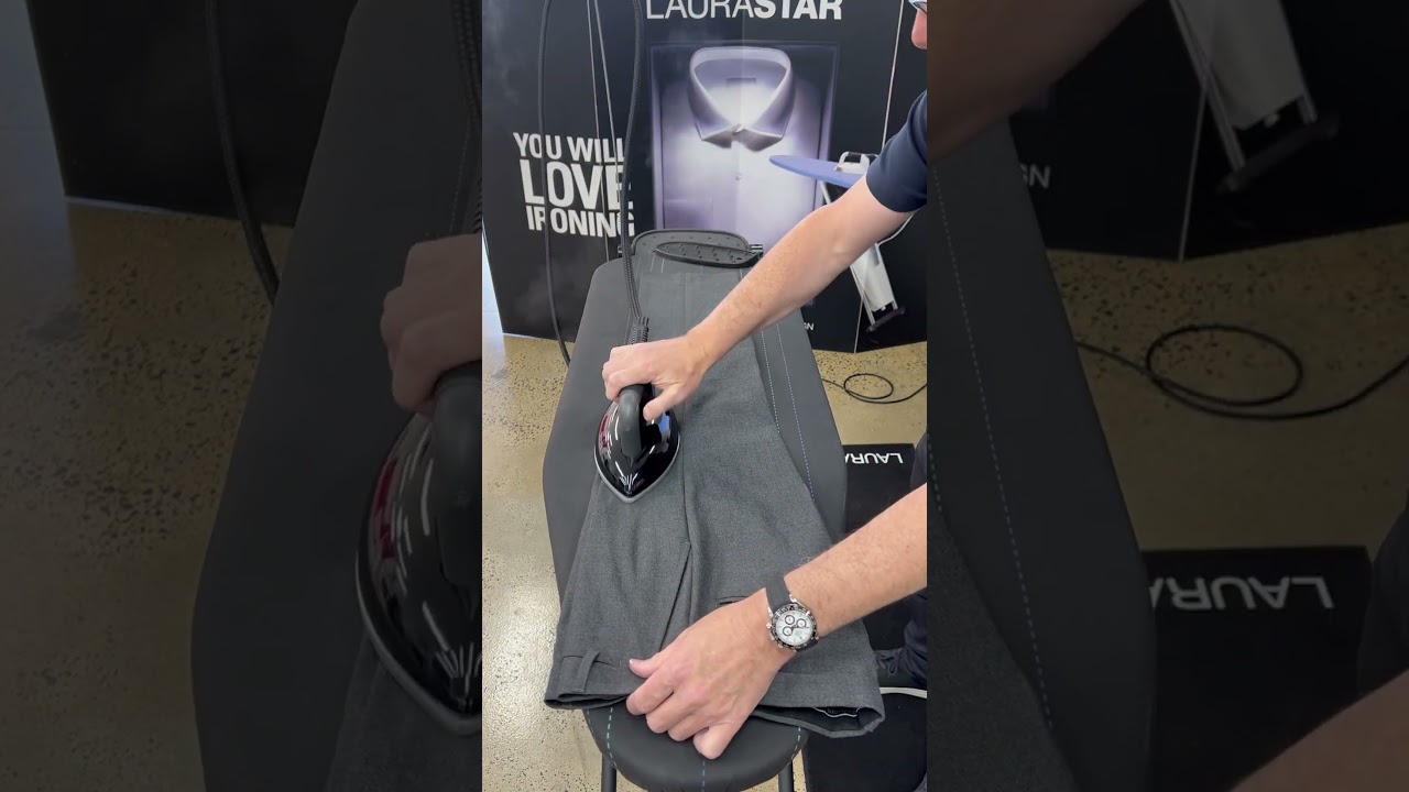 School trousers, no problem with a Laurastar! 💪 #laurastaraustralia #ironing #steamiron