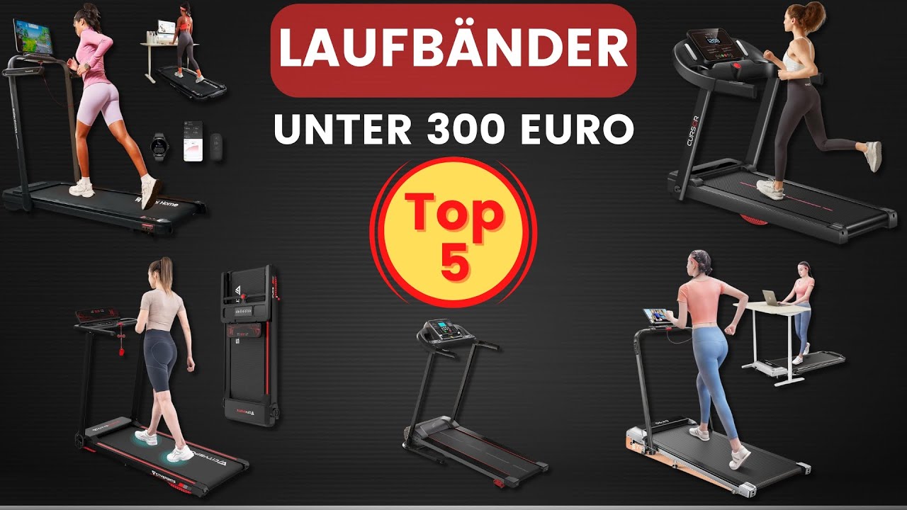 Die 5 besten Laufbänder für Zuhause unter 300 Euro
