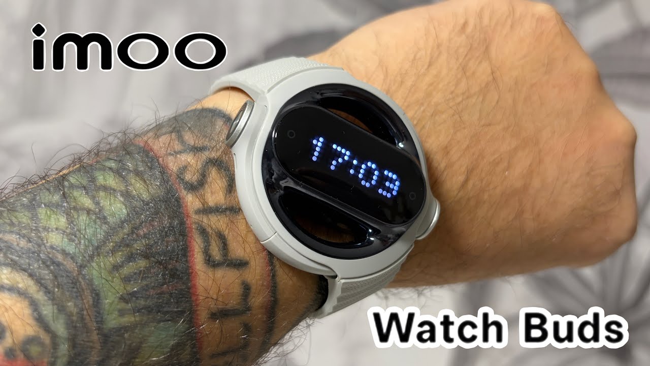 imoo Watch Buds – First Smartwatch with Built-In Open-Ear Earbuds!