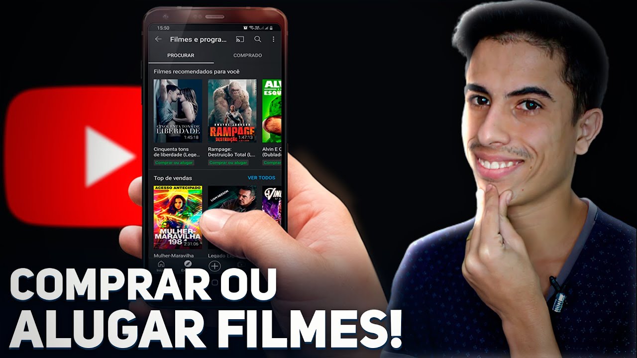 Como COMPRAR OU ALUGAR FILMES no YOUTUBE!