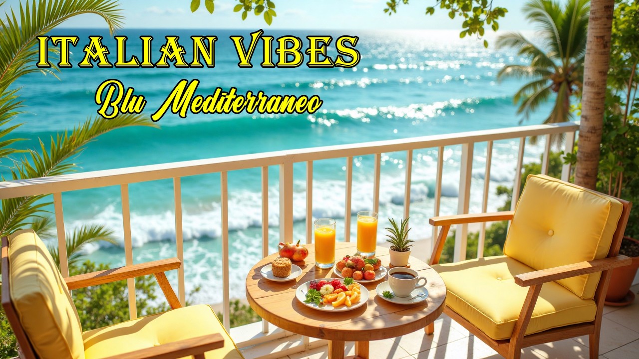 The Best 🇮🇹 Italian Music🎶 Italian Vibes 🎶 1+ Hour Scenic Amalfi Coast & Lake Como Relaxation 4K