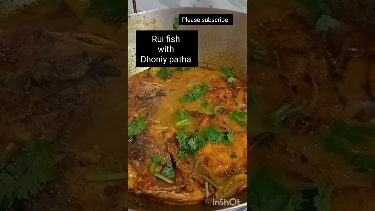 Rui Fish with Dhoniy patha Recipe .     #shorts #ytshorts #ytstudieo #ytshortsfeed #rui#viral