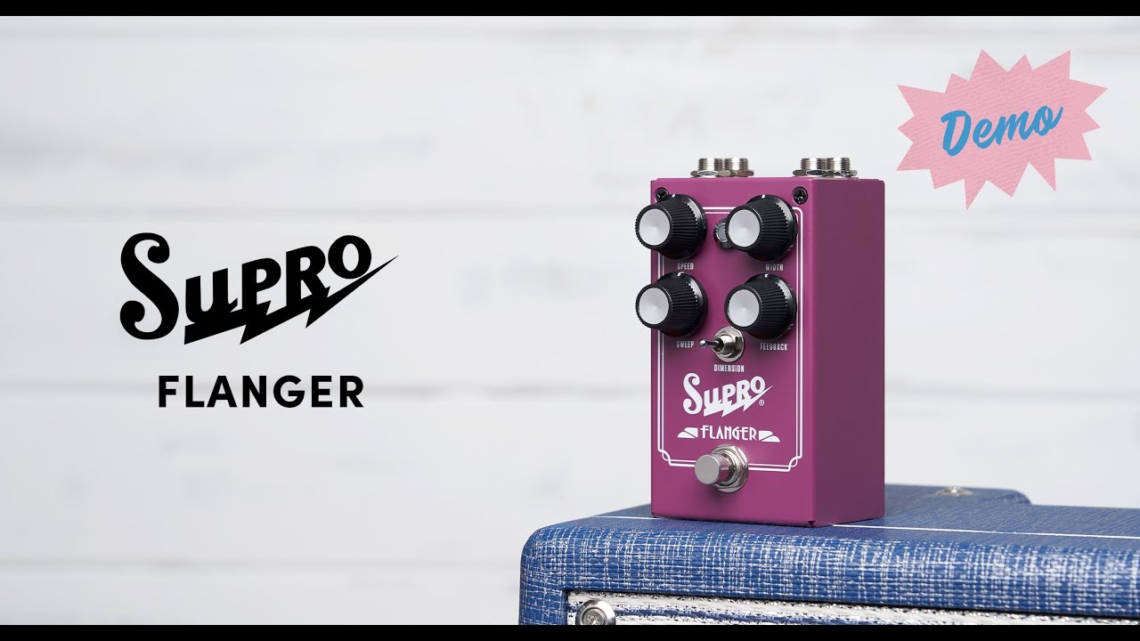 Dimostrazione del Flanger Supro con Zach Comtois | Supro