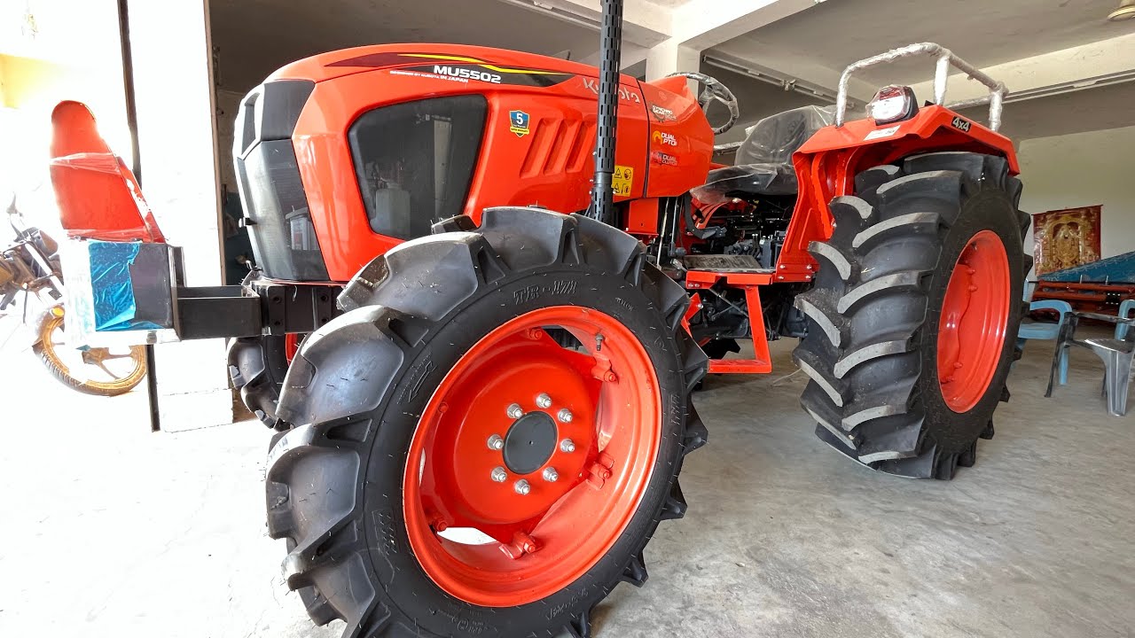 50 HP श्रेणी में महिंद्रा और स्वराज को टक्कर देने Kubota mu5502 नया 4WD ट्रेक्टर