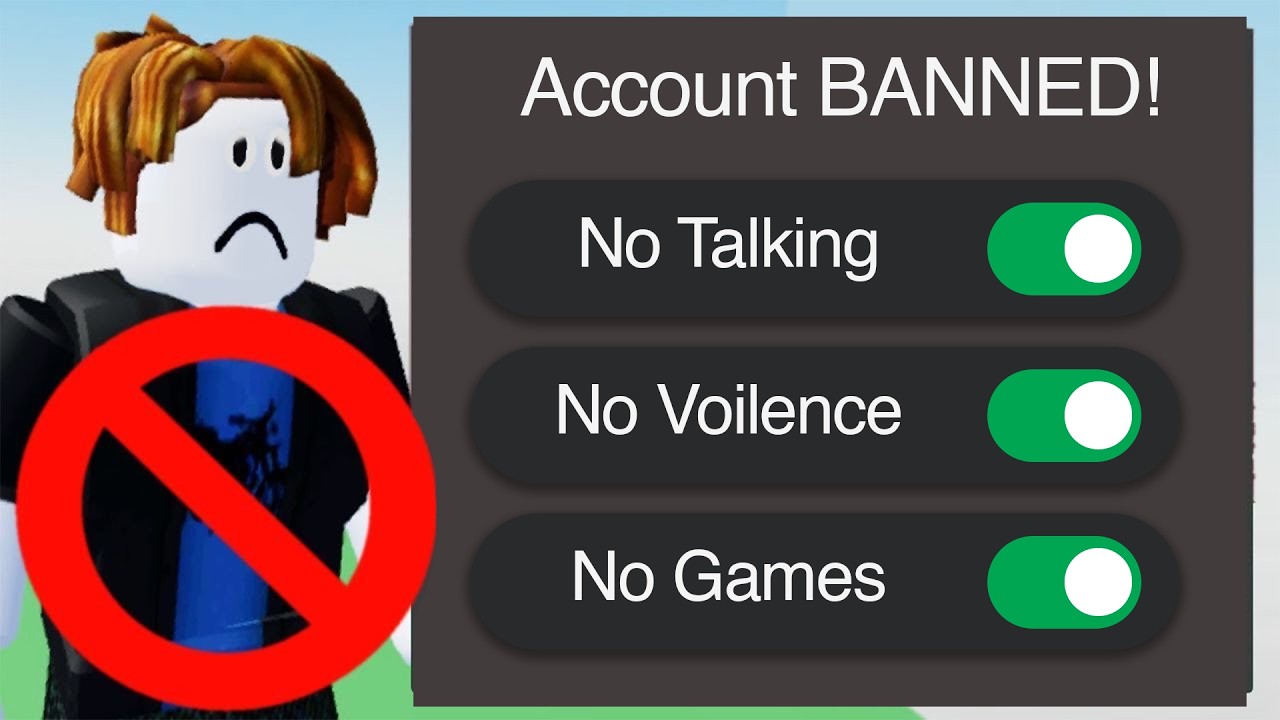 Roblox BAN Speedrun, НО С РОДИТЕЛЬСКИМ КОНТРОЛЕМ