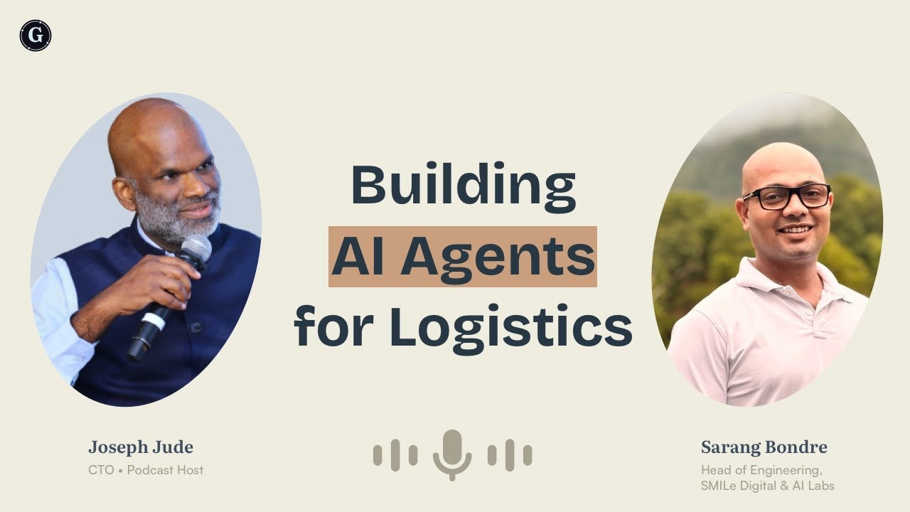 E105-Sarang Bondre on 'Building AI Agents for Logistics' #genai #logistics