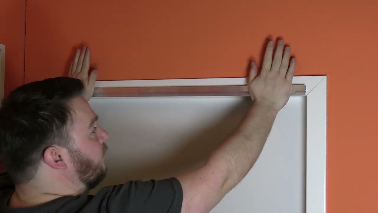 Vliegengordijn monteren op een kunststof kozijn