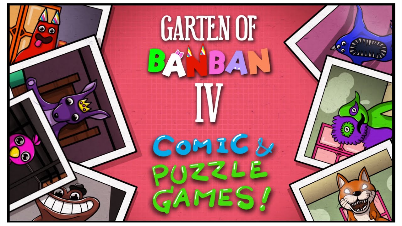 Garten of Banban 4 : Comic and Puzzle Games Full Story