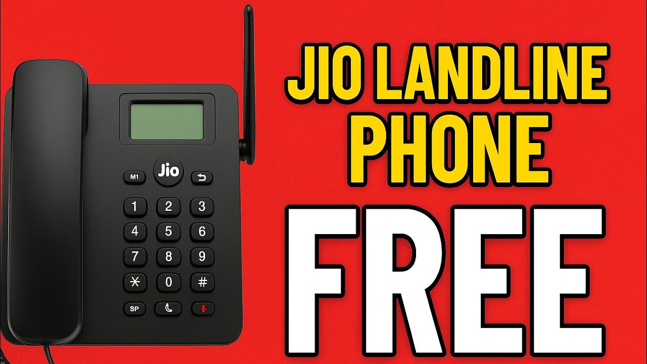 Jio Air fibre landline phone free | jio air fiber landline phone setting