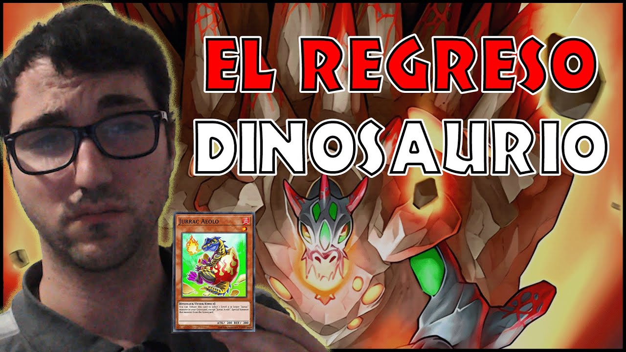 ESTE JUGADOR DE YUGIOH SORPRENDIO CON SU DECK DINOSAURIO EN 2025 JURRAC DECK PROFILE