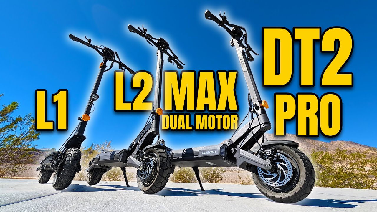 Какой самокат Ausom выбрать? Сравнение L1, L2 Max и DT2 Pro