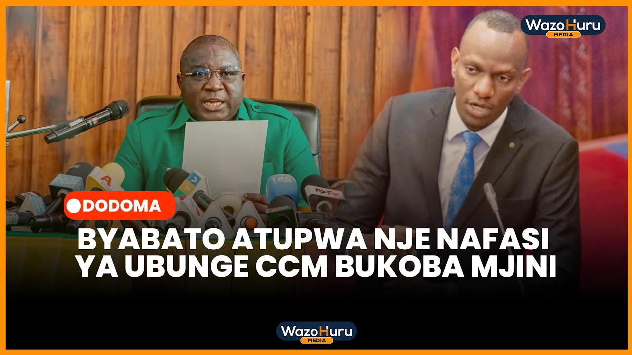 BYABATO ATUPWA NJE NAFASI YA UBUNGE CCM BUKOBA MJINI, BASHUNGWA APETA KWA MARA NYINGINE