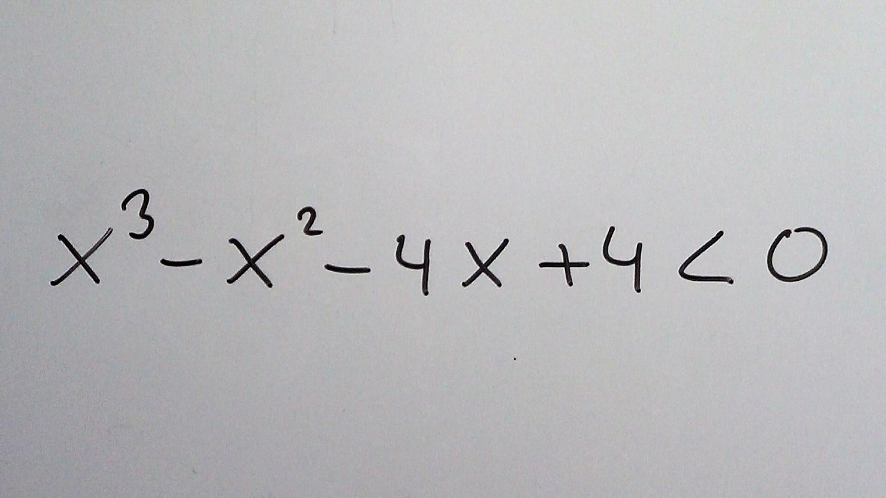 Inecuaciones de grado superior 17