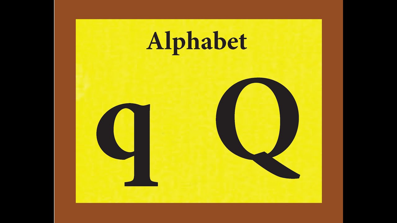 Alphabet, Q