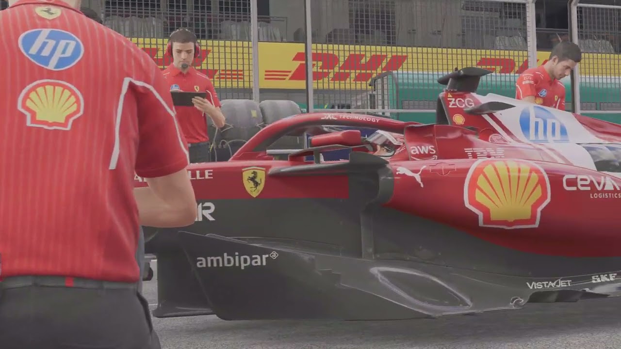 F1 25 the team is moving forward good defending and battles