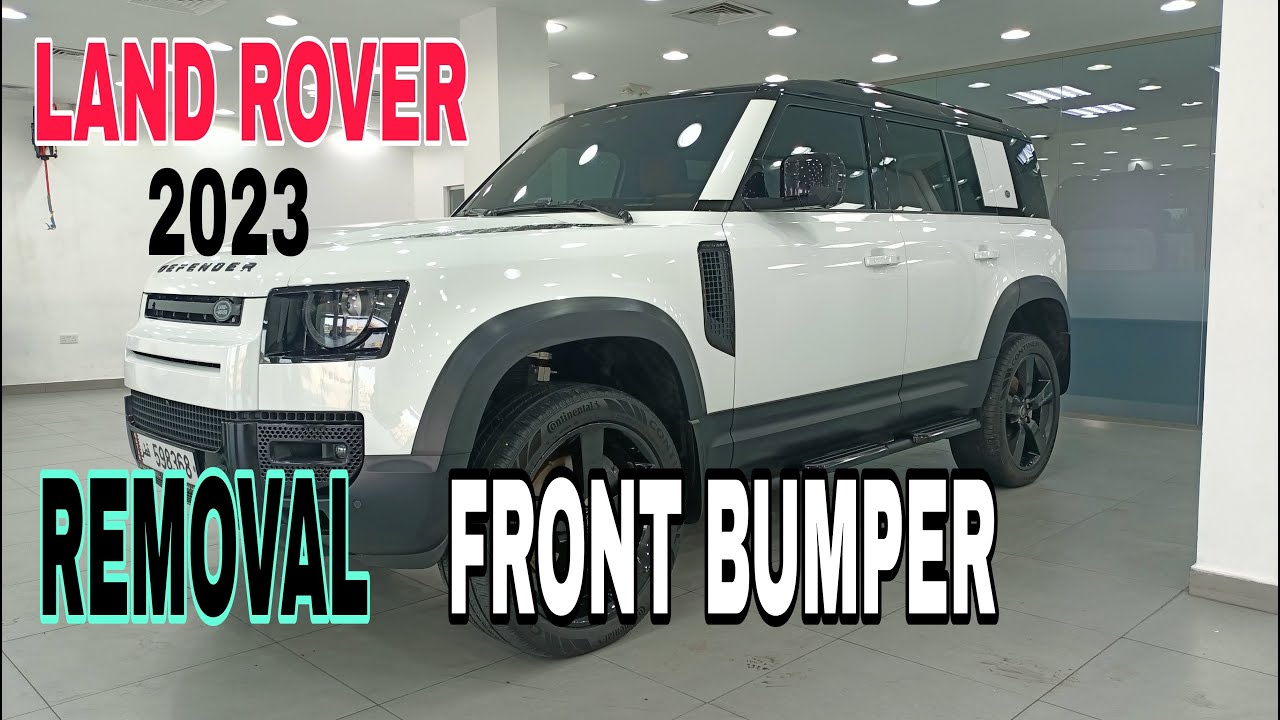 HOW TO REMOVE FRONT BUMPER (DEFENDER 2023)