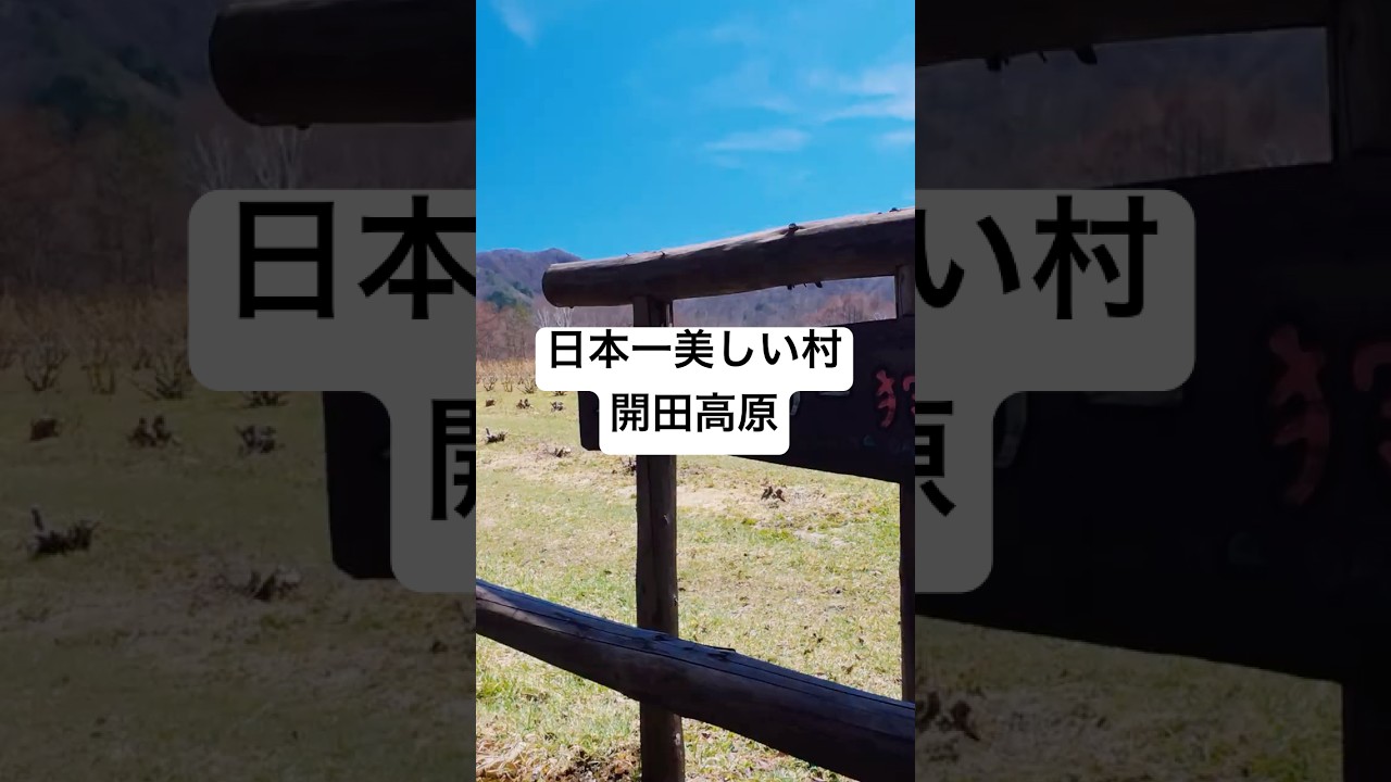 【長野県観光】日本一美しい村を歩いてみた！標高1500mの高原で雪山を見ながらランチ！【旅行VLOG、レビュー】 #開田高原 #長野県#木曽町 #木曽馬 #野焼き #開田高原アイスクリーム工房