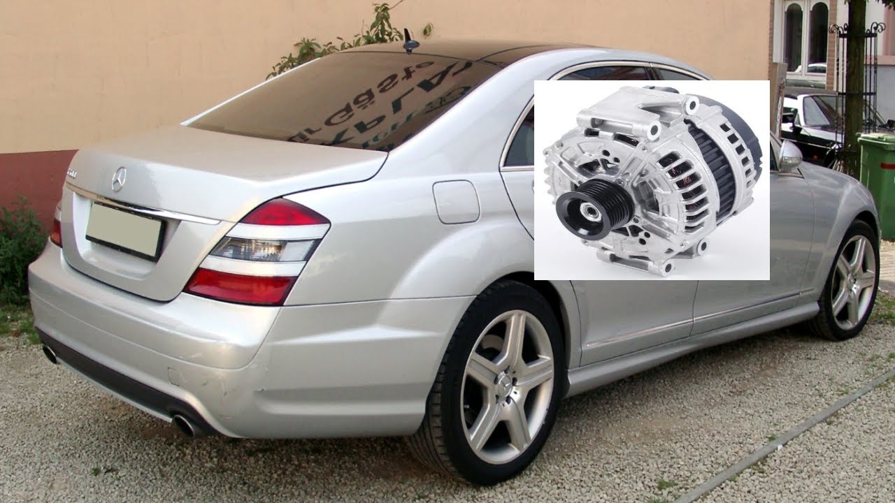2008 S550 4-Matic (W221 AWD) Alternator Replacement