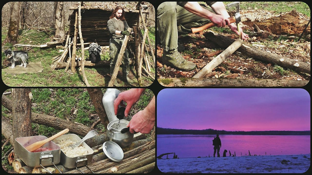 Forest Furniture. Bushcraft Chair. Beautiful sunset. Camping wood stove