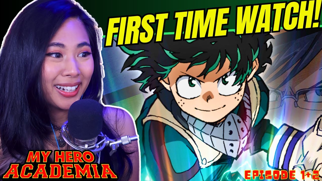 Starting MY HERO ACADEMIA | Season1 Ep. 1+2 REACTION!!! FIRST TIME!