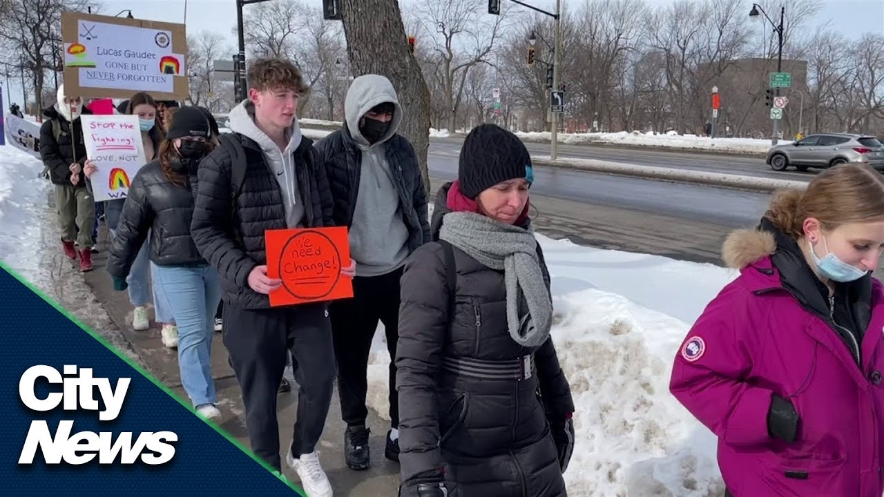 Montrealers march against youth violence