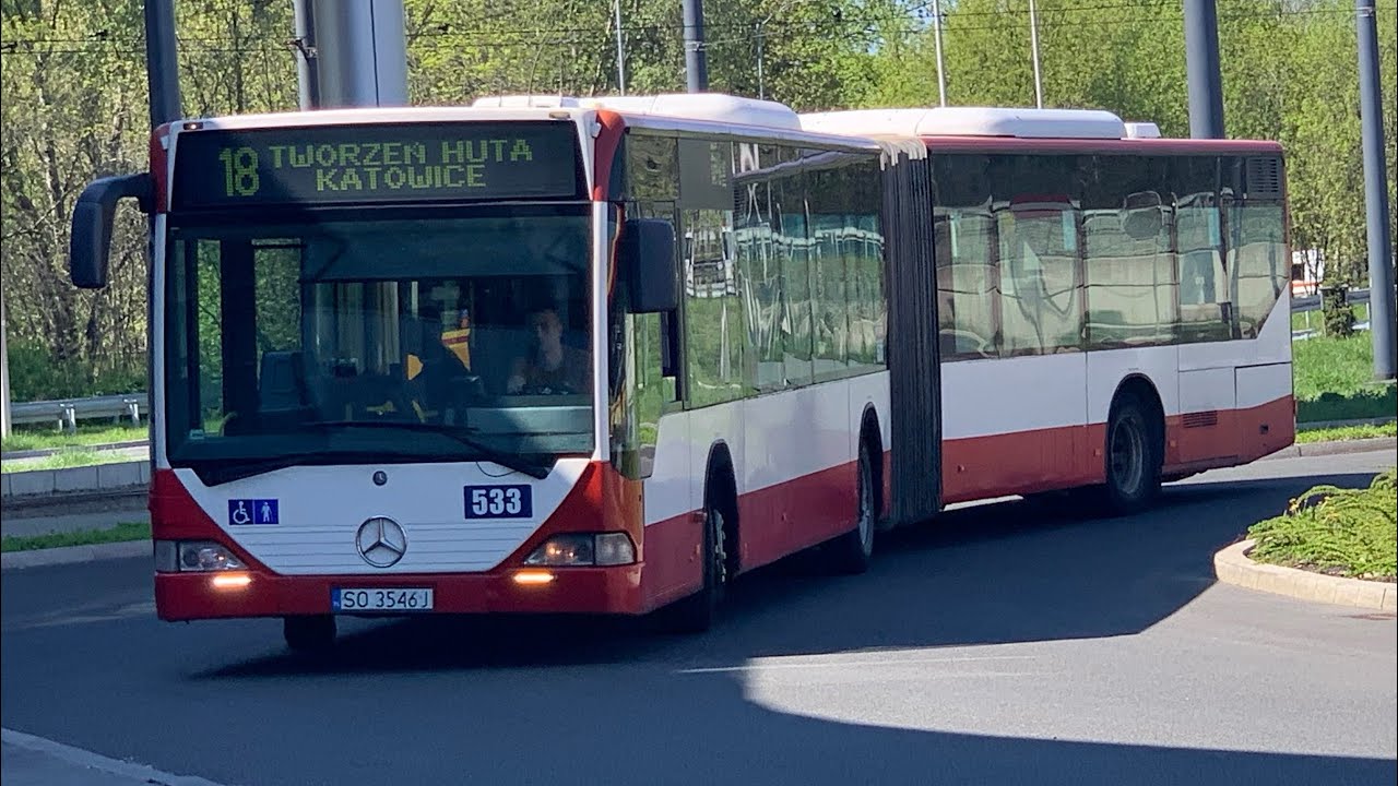 ♪ VOITH ♪ Mercedes-Benz Citaro O530G #533 - PKM Sosnowiec linia 18 🚌