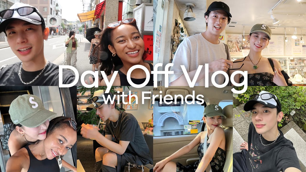 【休日VLOG】都内お友達とお散歩🩵✨