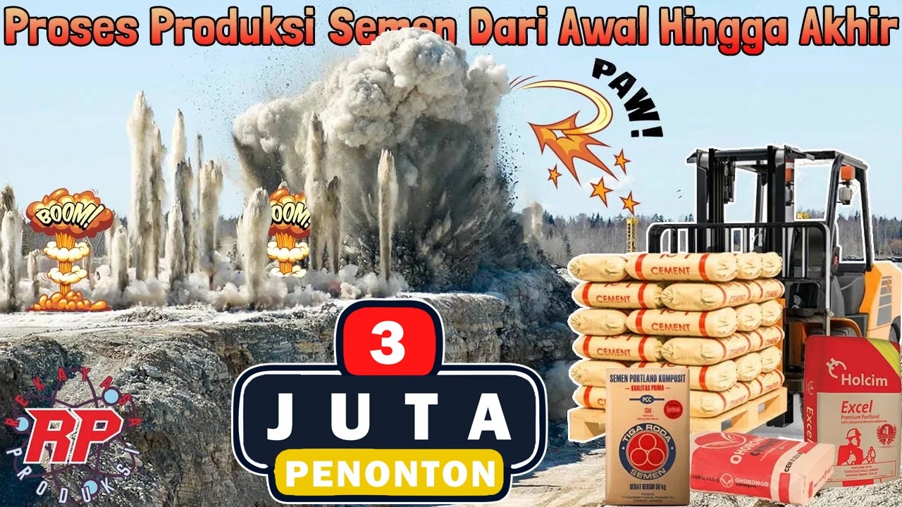 Begini Proses Produksi Pembuatan Semen Dari Awal Hingga Akhir