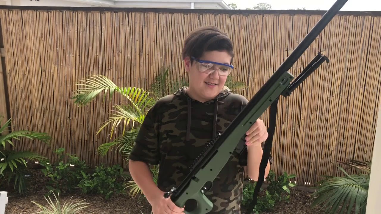 🔫 🎄GJ AWM Sniper Gel Blaster Unboxing 🎄🔫