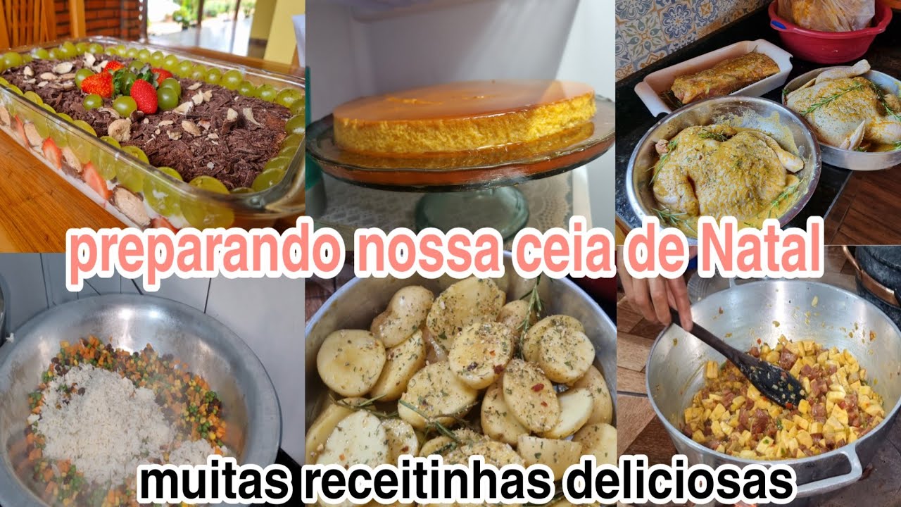 preparando nossa ceia de Natal/ muitas receitas deliciosas pra vocês se inspirarem