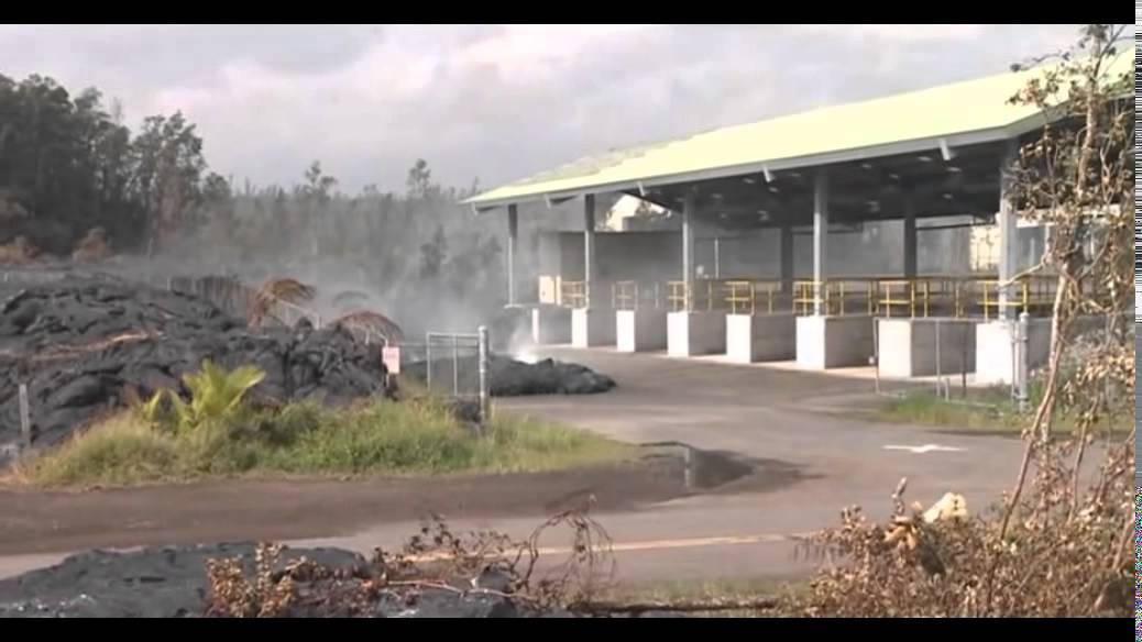 Lava Panas di Jalanan Pahoa Hawai