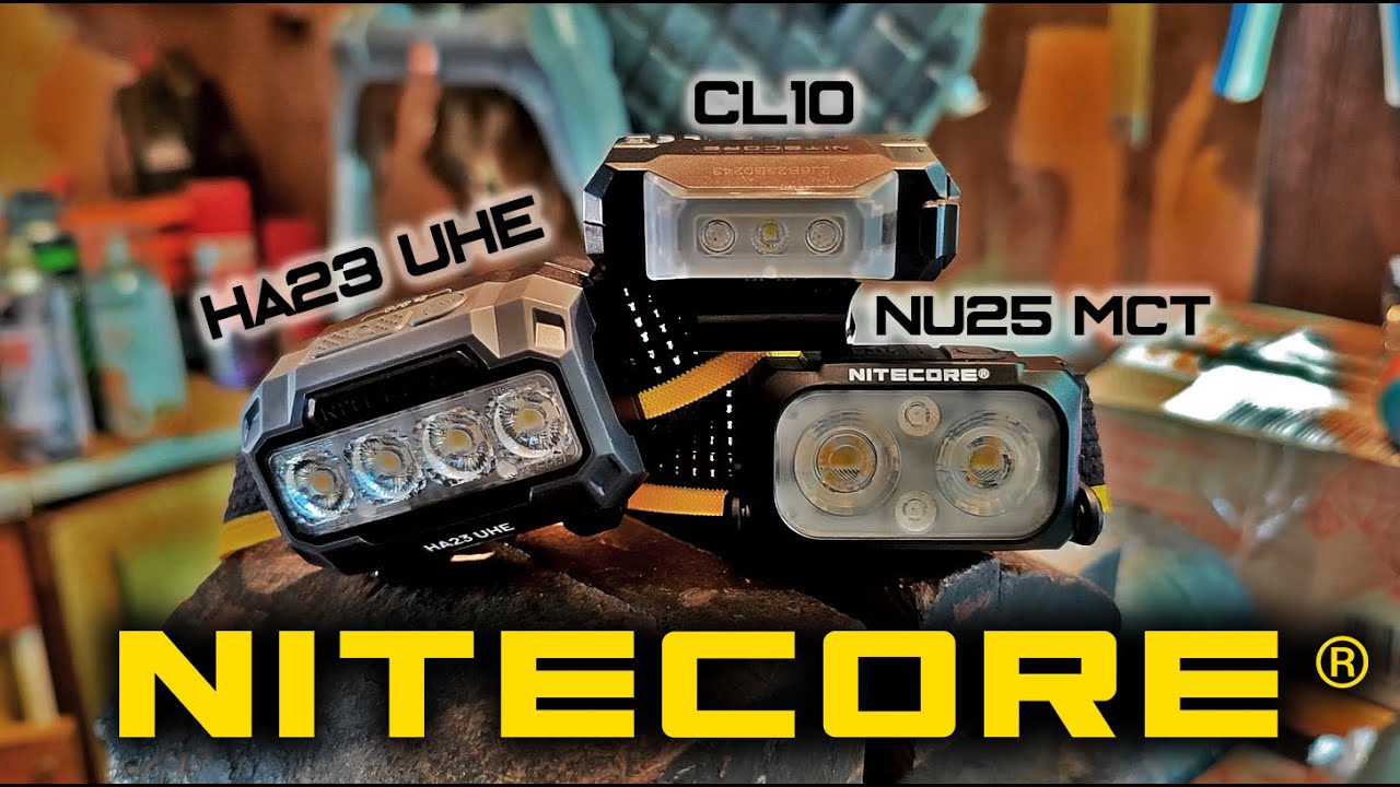 Топ налобных фонарей Nitecore HA23 UHE/CL10/NU25 MCT@CorcoranALHeadlamp/NiteLab