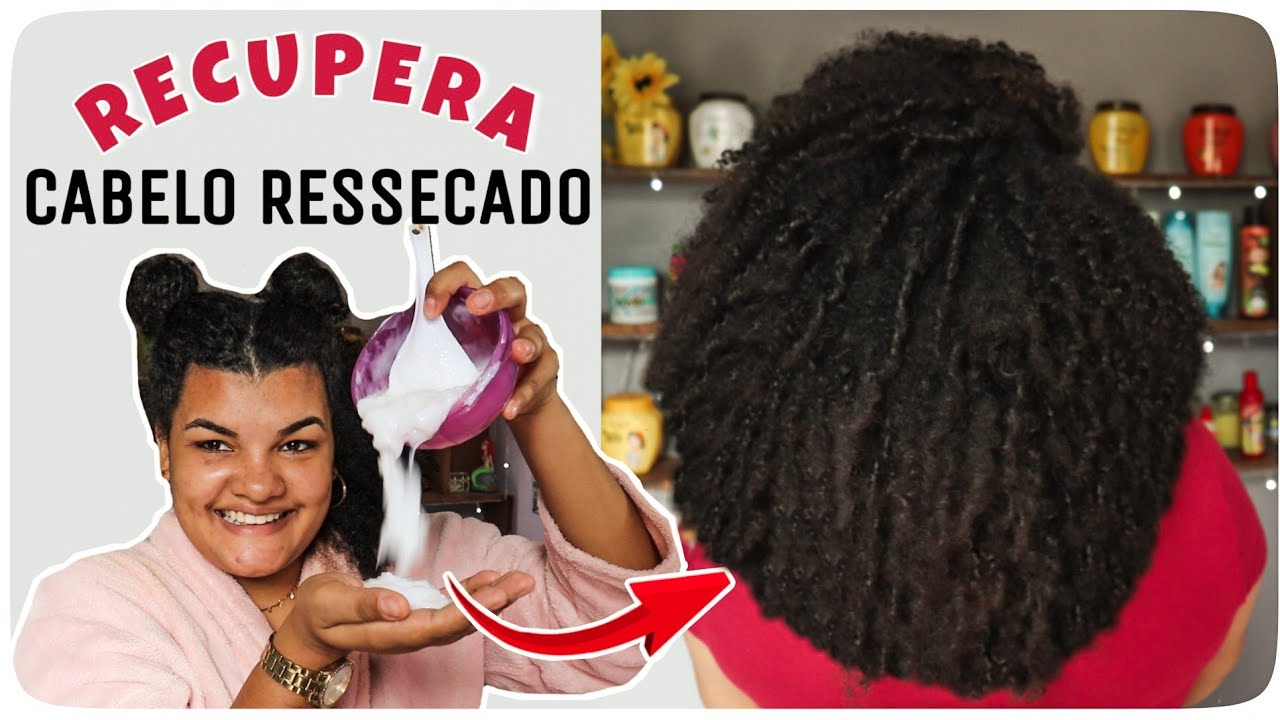Como Tirar o RESSECADO do CABELO Com Isso 😱🔥🔥