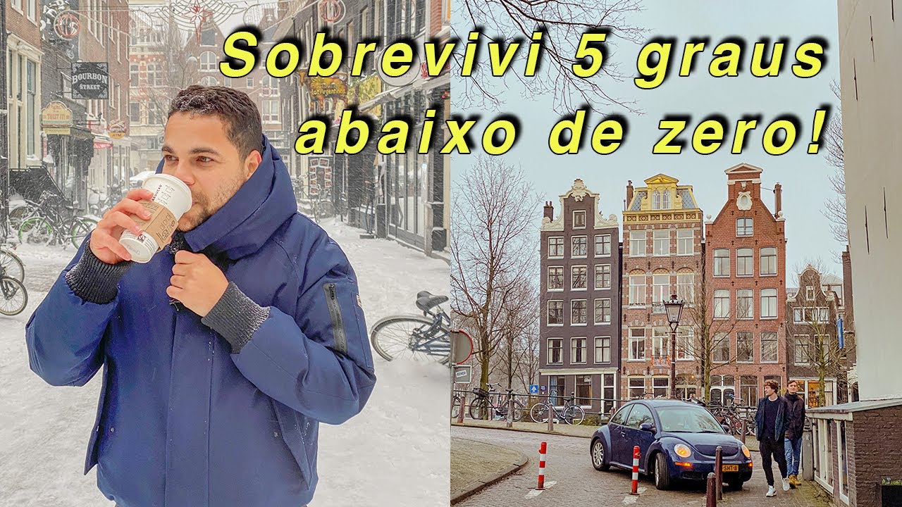 De 5 graus abaixo de zero para 15 graus: O clima na Holanda é uma loucura...