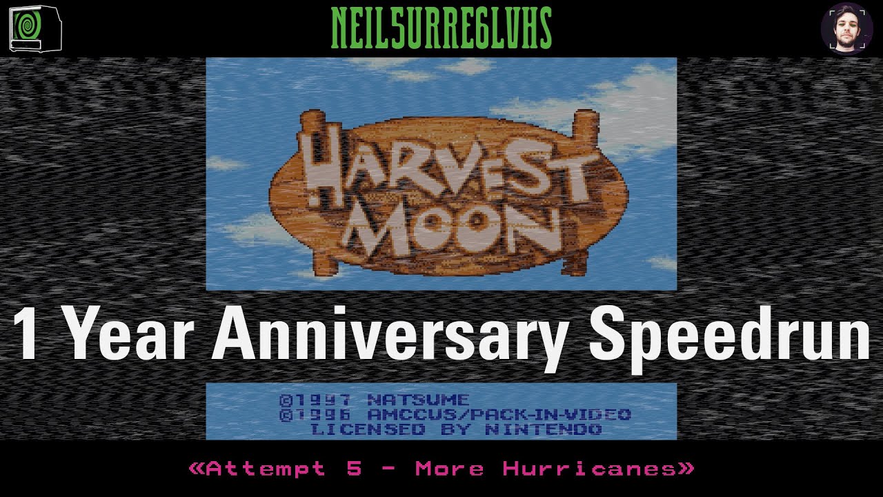 Harvest Moon Anniversary Speedrun - Attempt 5
