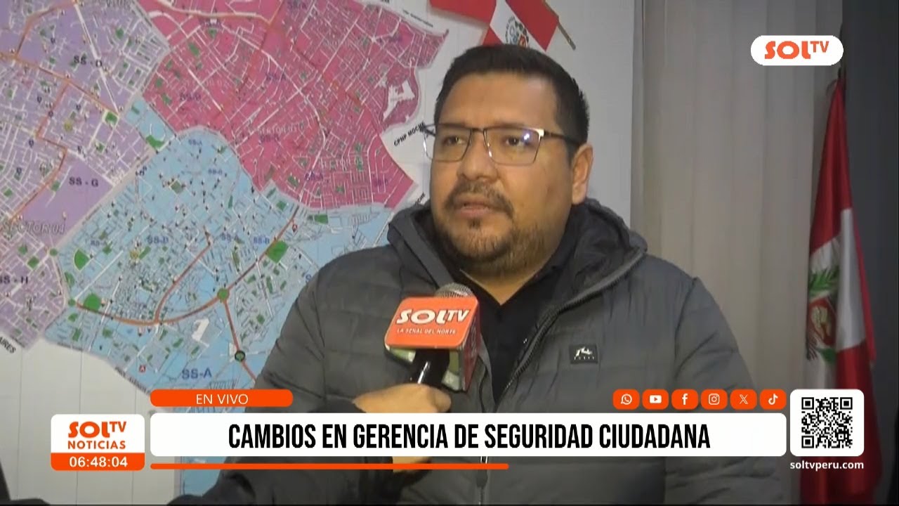 Trujillo: desmienten cambios en gerencia de seguridad ciudadana