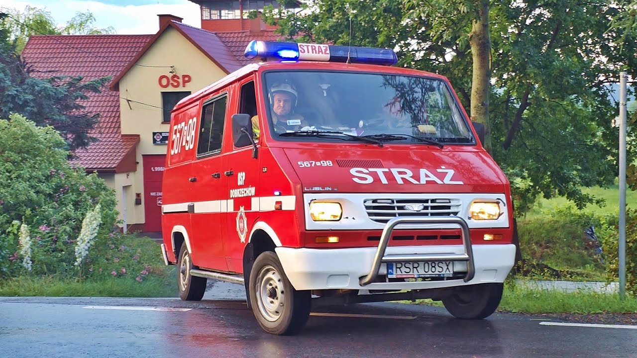 Alarmowanie oraz wyjazd alarmowy OSP Dobrzechów